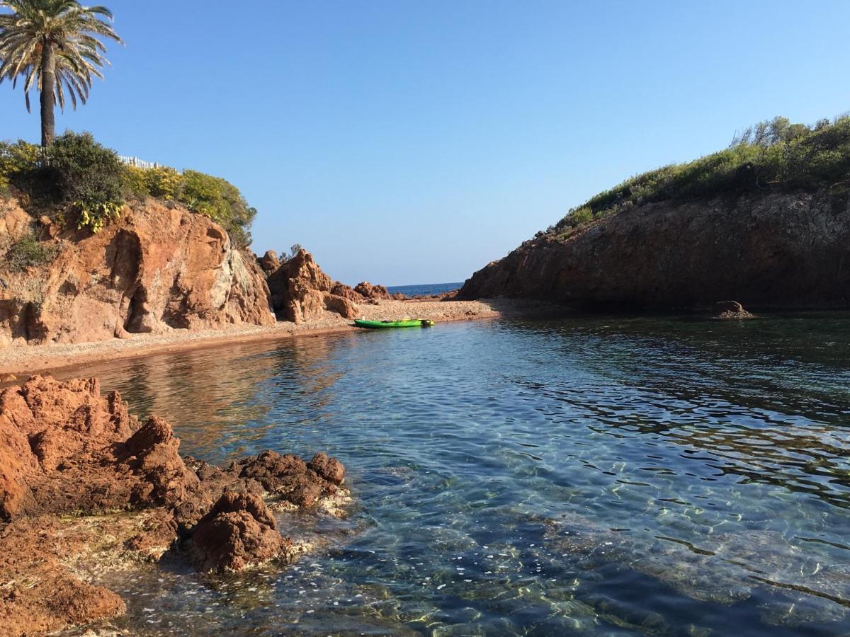 Les Marines D'Agay Studio Climatise Saint-Raphaël Exteriör bild
